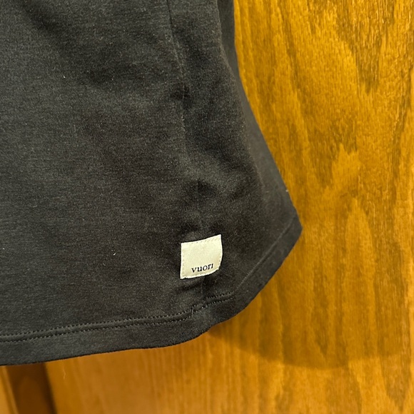 Black Vuori Racerback Tank Top size large. - Picture 6 of 11